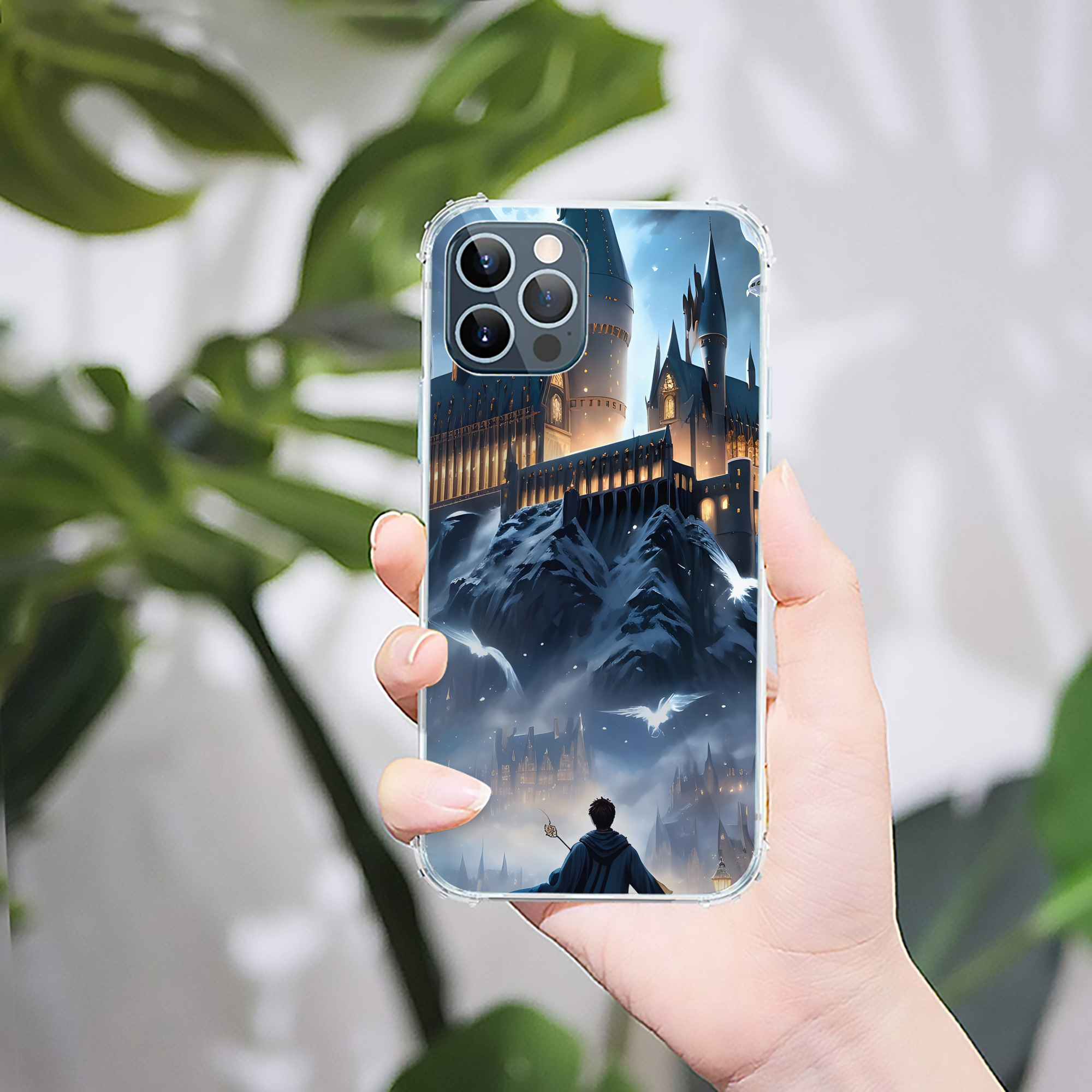 （画像用） Harry Potter ハリー・ポッターシリーズ 【iPhone 12シリーズ対応】透明スマホケース（クリアソフトケース）